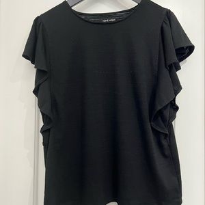 🖤 cutest, ruffle top